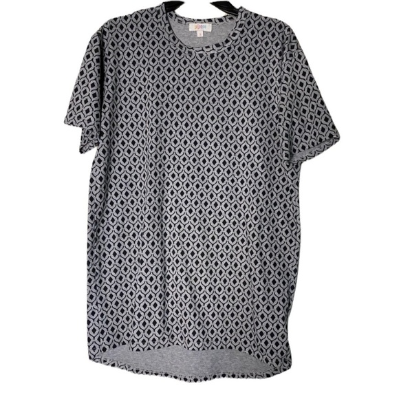 LulaRoe Gray / Black Size Small Top - Picture 1 of 5